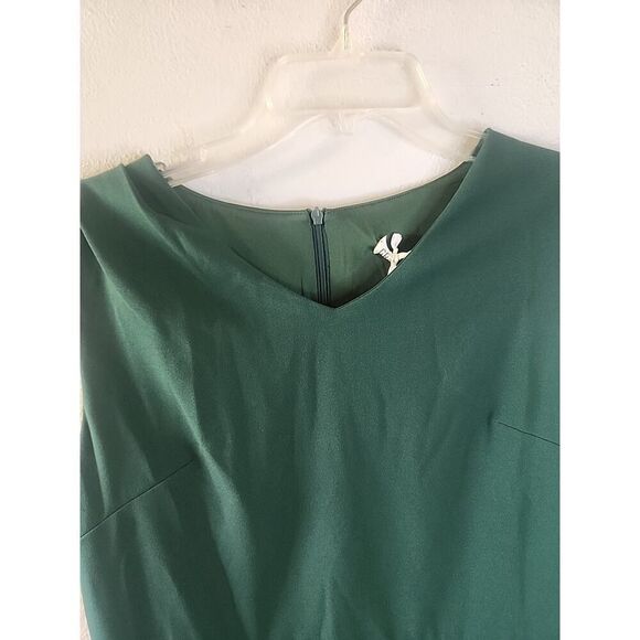 Grace Karin Green Shift Dress Sleeveless Size L NWT Cocktail Workwear Business - Picture 3 of 6